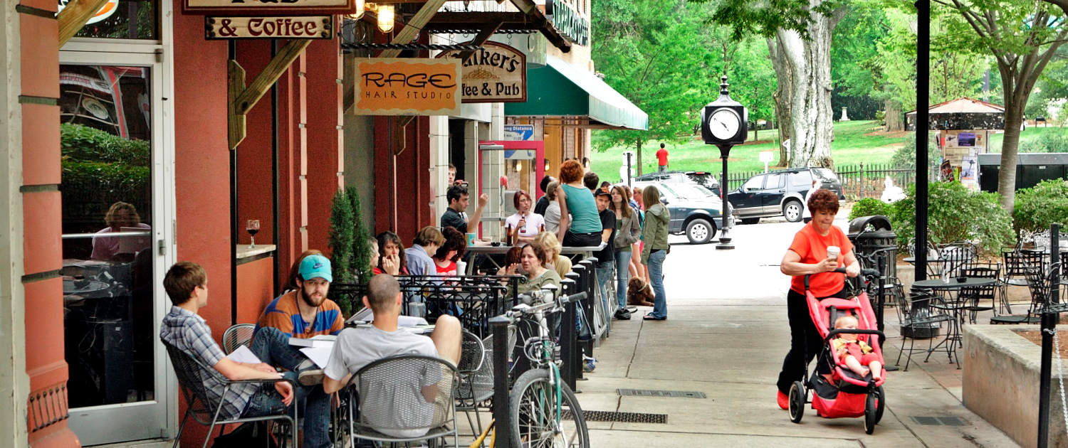 Athens GA restaurants and coffee shops