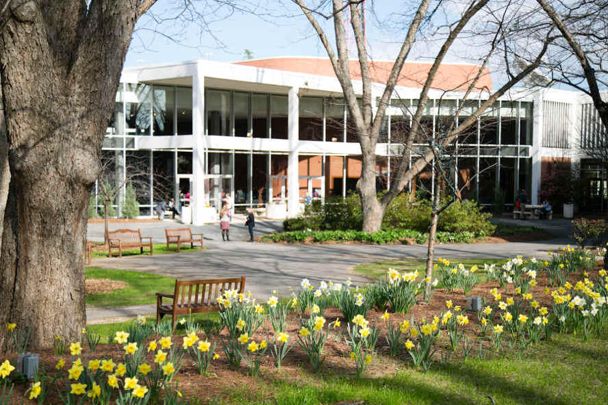 Lumpkin Plaza, outdoor meeting space in Athens, GA