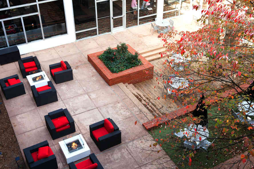 Pecan Tree Courtyad at the UGA Hotel conference center