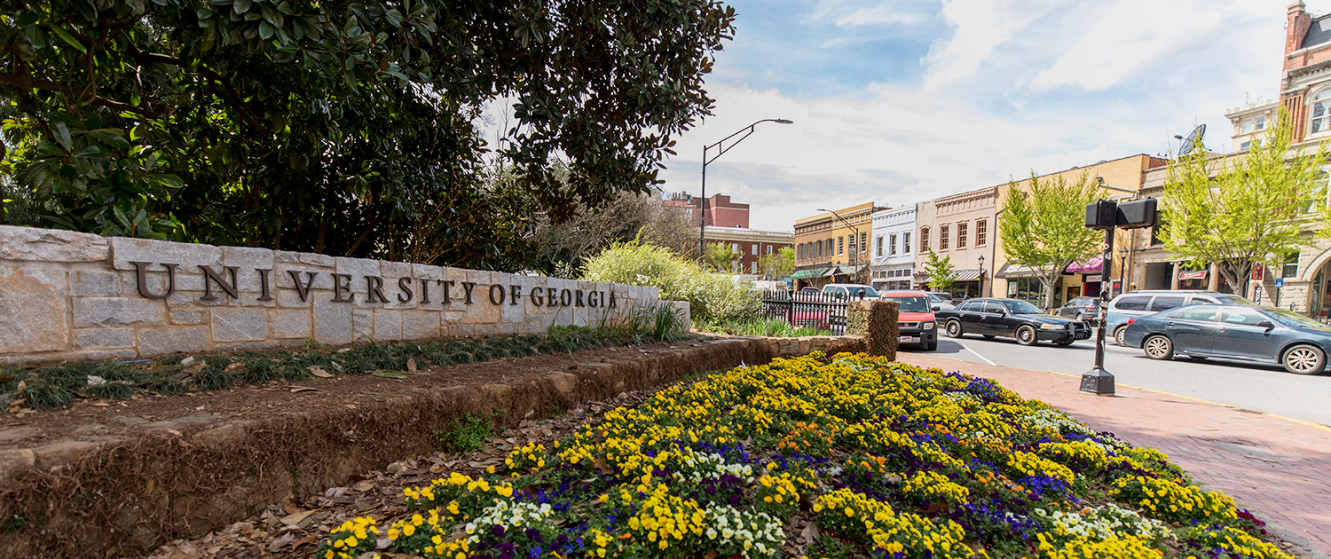 University of Georgia Entrance by Downtown Athens