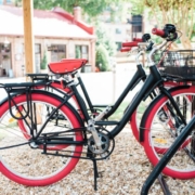 Bikes for borrowing at Athens, GA hotel amenities