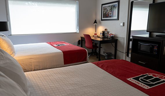 Select 2 Queen Beds Guestroom at the UGA Hotel